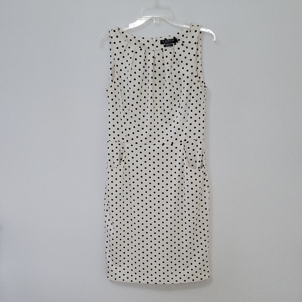 Lauren Ralph Lauren Polka Dot Dress, Size 10